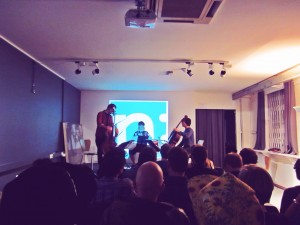 Tre Voci performing at LimeWharf, London, UK